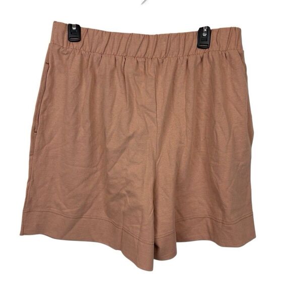 Free People Beach Tan Orange Large Lounge Shorts - Picture 2 of 6